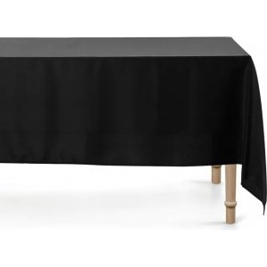 Tischdeckenstoff - Schwarz - 180x300 cm Tischdeckenstoff - Schwarz - 180x300 cm