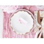Dessertteller - Wei mit Goldrand - 6er-Pack
