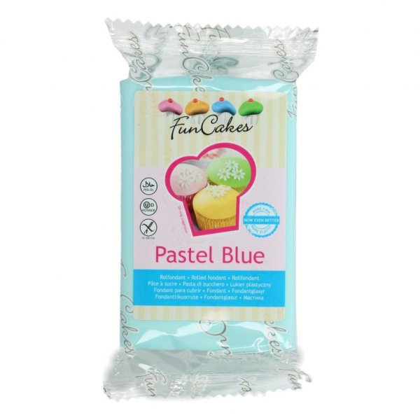Zuckerpaste - Pastellblau - 250 Gramm