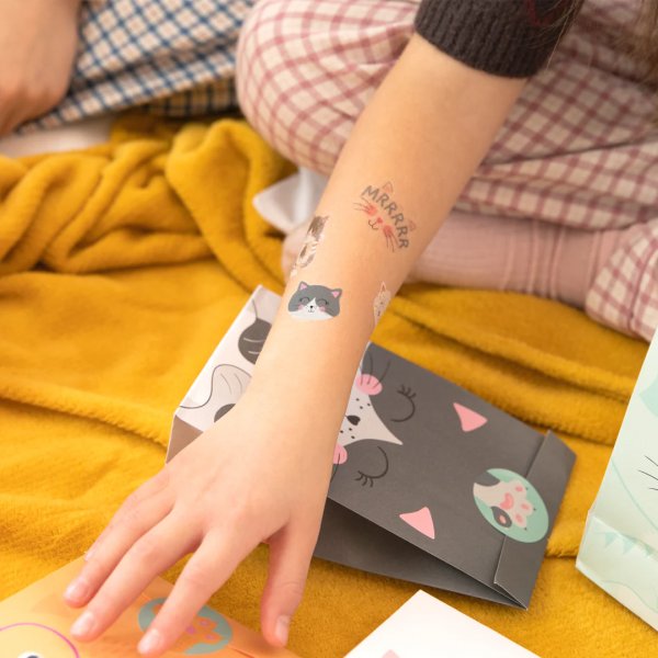 Tattoos - Pastellkatzen - 23 Stk Tattoos - Pastellkatzen - 23 Stk