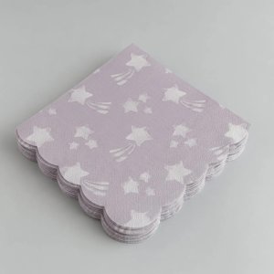 Servietten - Sterne - Lavendelblau - 16er-Packung Servietten - Sterne - Lavendelblau - 16er-Packung