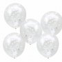 Konfetti-Luftballons - Weiß - 5er-Pack Konfetti-Luftballons - Weiß - 5er-Pack