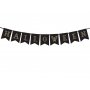 Wimpel - Halloween - Schwarz & Gold