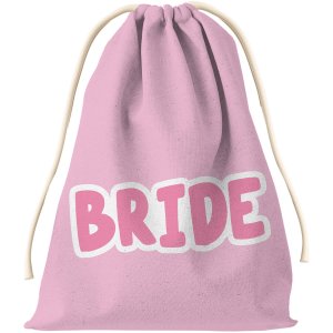 Geschenktüte Braut - Rosa/Weiß Geschenktüte Braut - Rosa/Weiß