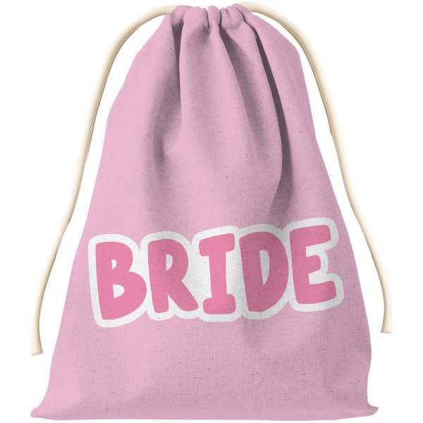 Geschenktüte Braut - Rosa/Weiß Geschenktüte Braut - Rosa/Weiß