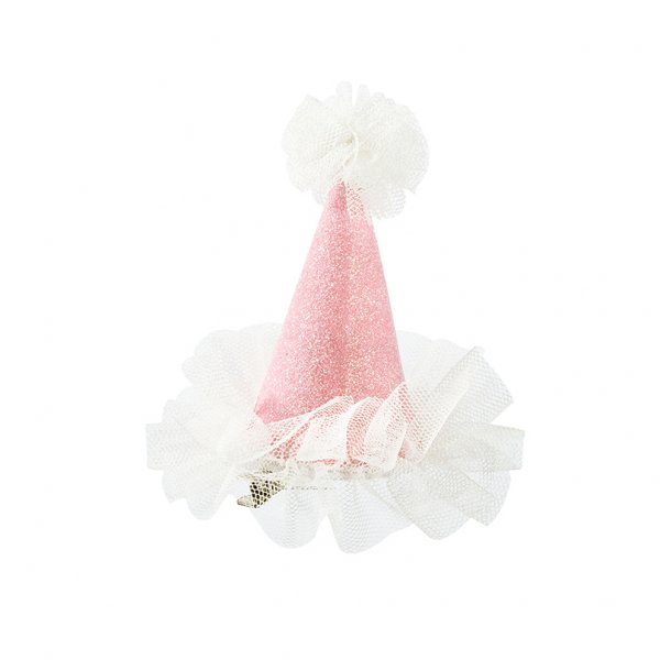 Partyhut - Mini - Rosa Glitzer Partyhut - Mini - Rosa Glitzer