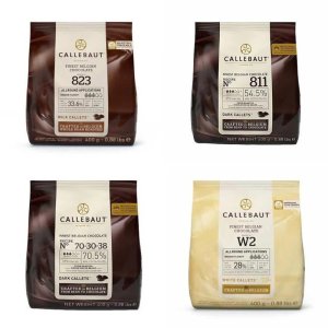 Schokolade - 4 Sorten von Callebaut - 1,6 kg Schokolade - 4 Sorten von Callebaut - 1,6 kg