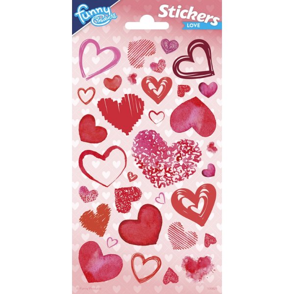 Aufkleber - Herzen - Glitzer Aufkleber - Herzen - Glitzer