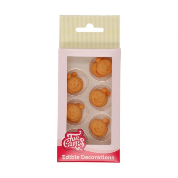 Zuckerdekorationen - 12er-Pack - K�rbisse