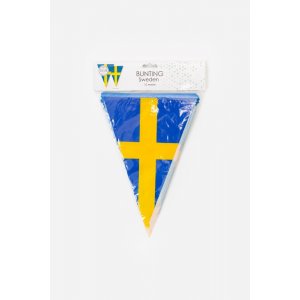 Flaggengirlande - Schwedische Flagge - 10 m Flaggengirlande - Schwedische Flagge - 10 m