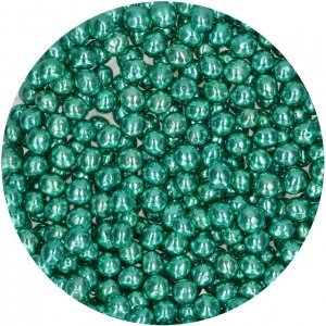 Knusprige Schokoladenperlen - Metallic Green - Funcakes - 60 g Knusprige Schokoladenperlen - Metallic Green - Funcakes - 60 g