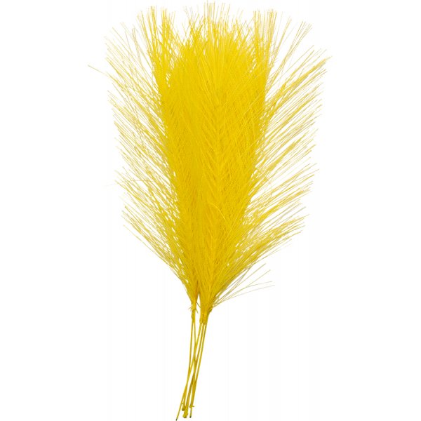 Kunstfedern - Gelb - 5er-Pack