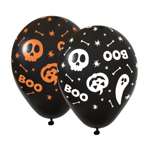 Luftballons - Halloween - Boo - 6 Stück Luftballons - Halloween - Boo - 6 Stück