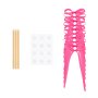 Kuchenspie�e/Kuchenaufsatz - Schleifen - Pink - 10er-Pack