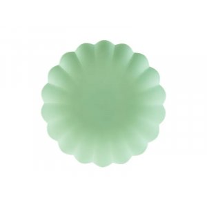 Wiederverwendbare Teller - Salbei - 4er-Pack