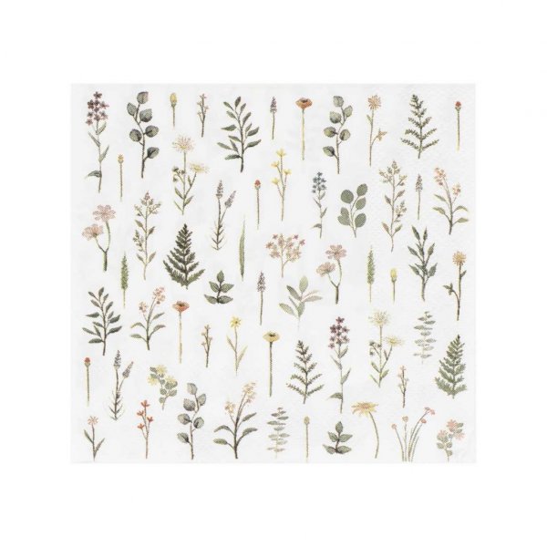 Kleine Servietten - Blumen - Tea Party - 16er-Pack Kleine Servietten - Blumen - Tea Party - 16er-Pack