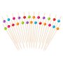 Snack- und Getränkesticks - Verschiedene Farben - 12 cm - 25 Stück Snack- und Getränkesticks - Verschiedene Farben - 12 cm - 25 Stück