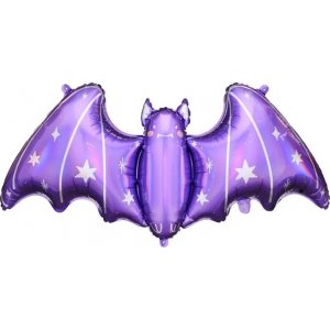 Folienballon - 119,5 x 44,5 cm - Große Fledermaus Folienballon - 119,5 x 44,5 cm - Große Fledermaus