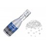 Konfettikanone - Sektflasche 20,5 cm - Silber