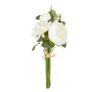 Künstlicher Blumenstrauß - Creme - 32 cm Künstlicher Blumenstrauß - Creme - 32 cm