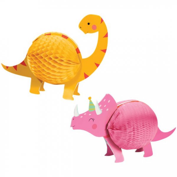 Waben - Dinosaurier - Rosa/Gelb - 2er-Pack Waben - Dinosaurier - Rosa/Gelb - 2er-Pack