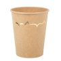 Pappbecher - Braun mit Goldrand - 8er-Packung Pappbecher - Braun mit Goldrand - 8er-Packung