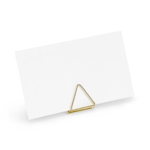 Kartenetui - Dreiecke - Gold - 10er-Pack Kartenetui - Dreiecke - Gold - 10er-Pack