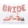 Pappteller - Bride Squad - Rosgold - 6er-Pack