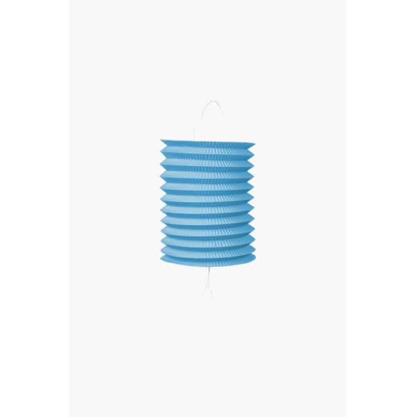 Laterne - Papier - Hellblau - 16 cm Laterne - Papier - Hellblau - 16 cm