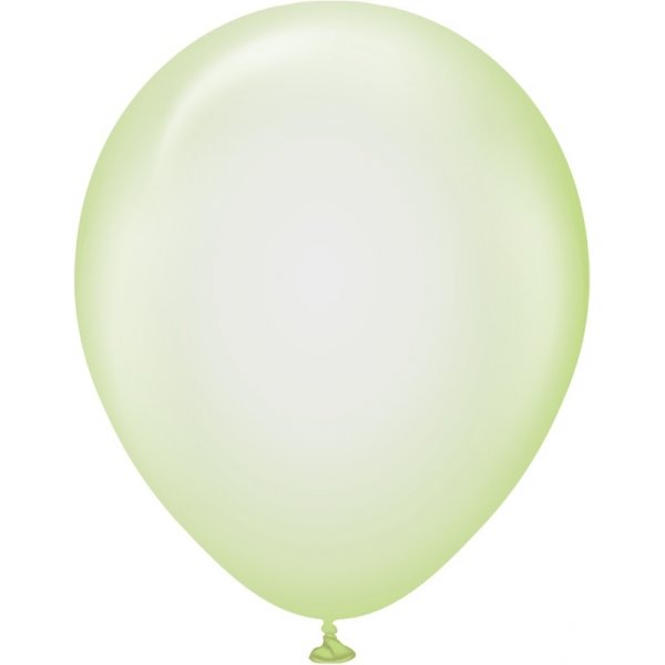 Luftballons schlicht - Premium 30 cm - Grner reiner Kristall