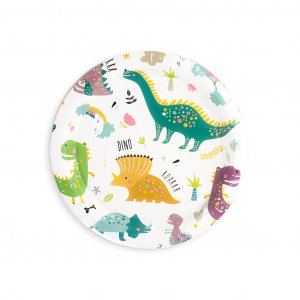 Pappteller - Dinosaurier - 6er-Pack