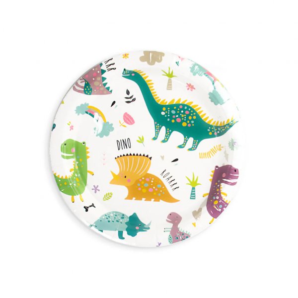 Pappteller - Dinosaurier - 6er-Pack Pappteller - Dinosaurier - 6er-Pack