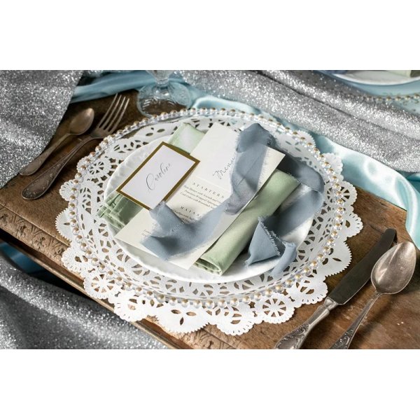 Stoffservietten - 25 Stück - 35 x 35 cm - Salbei Stoffservietten - 25 Stück - 35 x 35 cm - Salbei