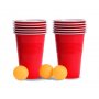 Beer Pong - Rot - 24 Krüge + Bälle Beer Pong - Rot - 24 Krüge + Bälle