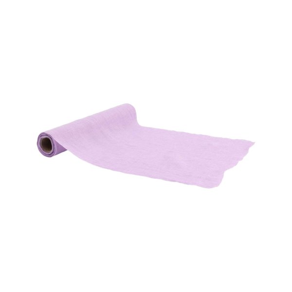Tischläufer aus Stoff - Lila - 28 cm x 5 m Tischläufer aus Stoff - Lila - 28 cm x 5 m