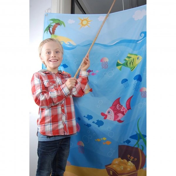 Sichtschutz/Vorhang f�r Fischteiche - mit Haken