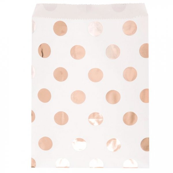 Bonbontüten - Punkte - Roségold - 8er-Pack Bonbontüten - Punkte - Roségold - 8er-Pack