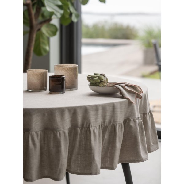 Sabina Tischdecke 160 cm - Leinen