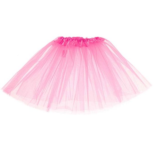 Tüllrock Tutu 3-lagig Rosa - Maskenballkostüm Tüllrock Tutu 3-lagig Rosa - Maskenballkostüm