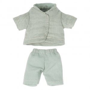 Maileg Pyjama - Blau kariert - Kleiner Bruder Maus Maileg Pyjama - Blau kariert - Kleiner Bruder Maus