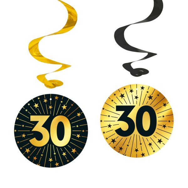 Swirls - 30 Jahre - Gold - 4er-Pack Swirls - 30 Jahre - Gold - 4er-Pack
