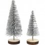 Weihnachtsmann-Accessoires - Tannenbäume - Silber - 5er-Pack Weihnachtsmann-Accessoires - Tannenbäume - Silber - 5er-Pack