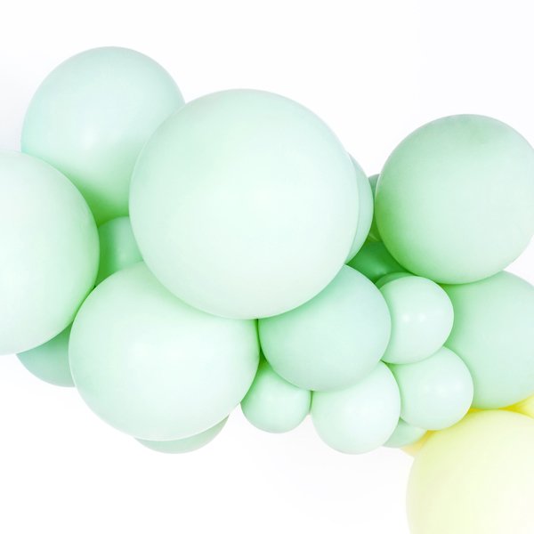 Mini-Luftballons - Pastell - Premium 12 cm - Pistazie - 10er-Pack