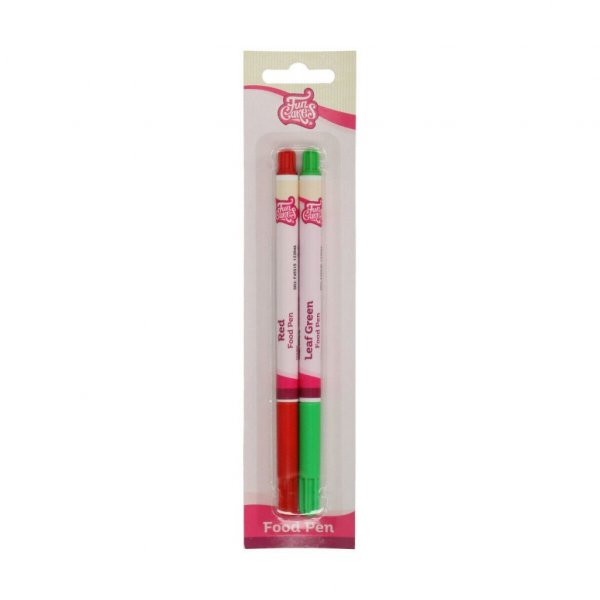 Essbare Stifte - 2er-Pack - Rot/Grn