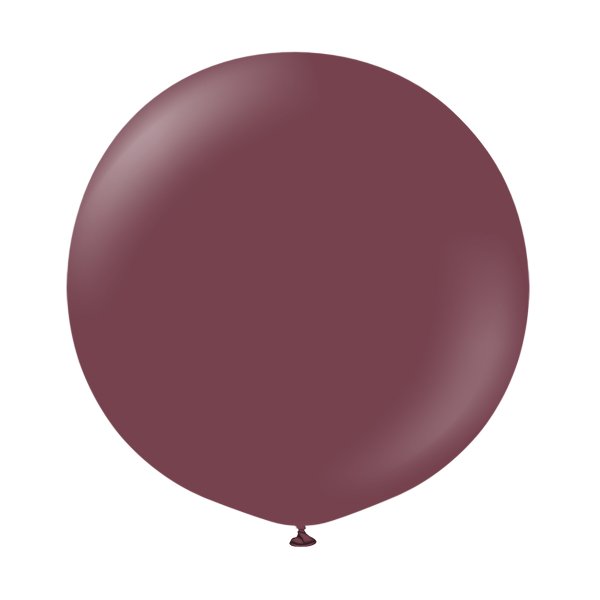 Luftballons, einfarbig - Premium 60 cm - Burgunderrot - 2er-Pack