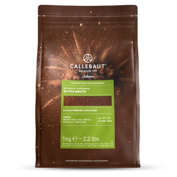 Kakao - Botanical Extra Brute - Callebaut - 1 kg Kakao - Botanical Extra Brute - Callebaut - 1 kg