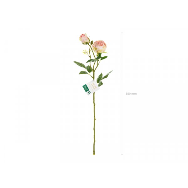 Künstliche Rose - Hellrosa Puderton Künstliche Rose - Hellrosa Puderton