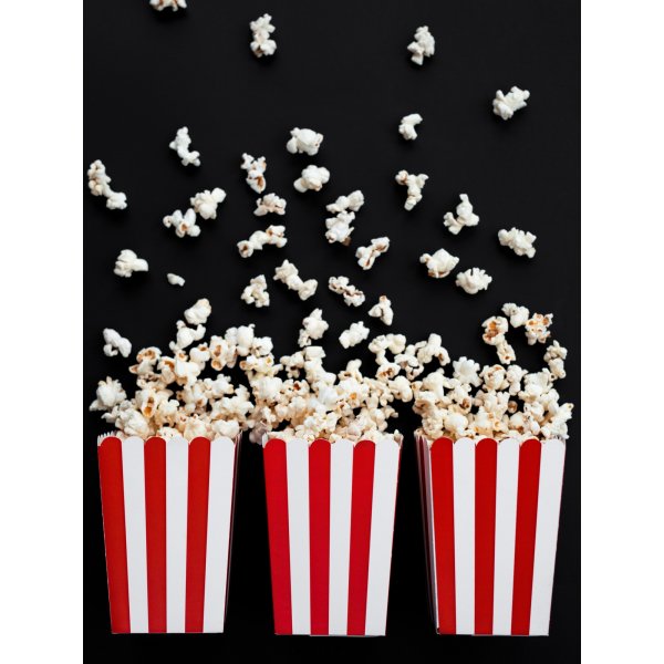 Popcorn-Boxen - Rot/Weiß - 6er-Pack Popcorn-Boxen - Rot/Weiß - 6er-Pack