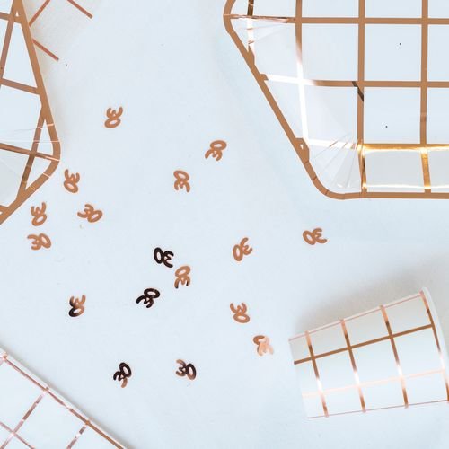 Konfetti 30 - Roségold - 1 cm Konfetti 30 - Roségold - 1 cm