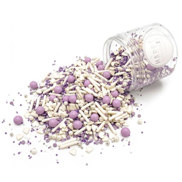 Streuselmischung - Happy Sprinkles - Lila Hochzeit